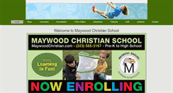 Desktop Screenshot of maywoodchristian.com